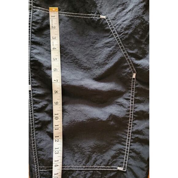 Nike Swoosh High Waisted Rise Nylon Pant Womens Size XL - Picture 9 of 11